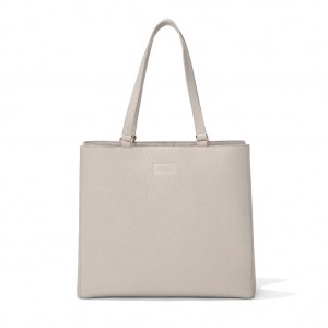 Bolso Tote Dagne Dover Allyn Cuero Large Beige | SDBT90365