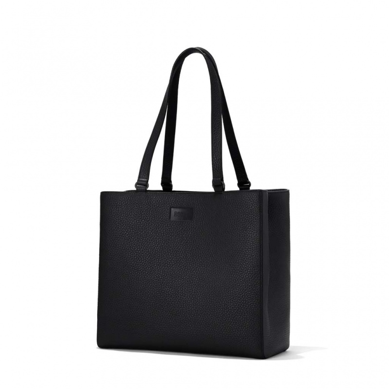 Bolso Tote Dagne Dover Allyn Cuero Medium Negras | XKRQ01597