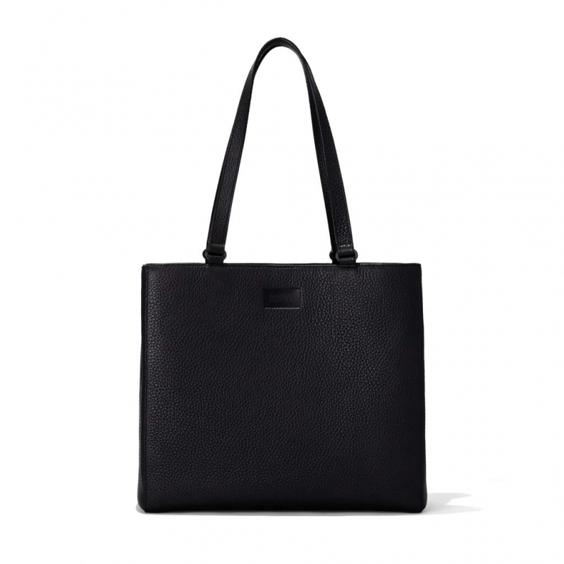 Bolso Tote Dagne Dover Allyn Cuero Medium Negras | XKRQ01597