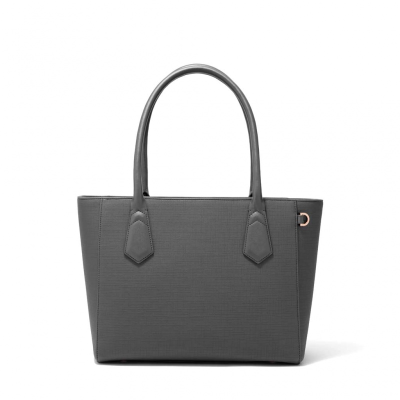 Bolso Tote Dagne Dover Signature Classic Gris Oscuro | FNOP63028