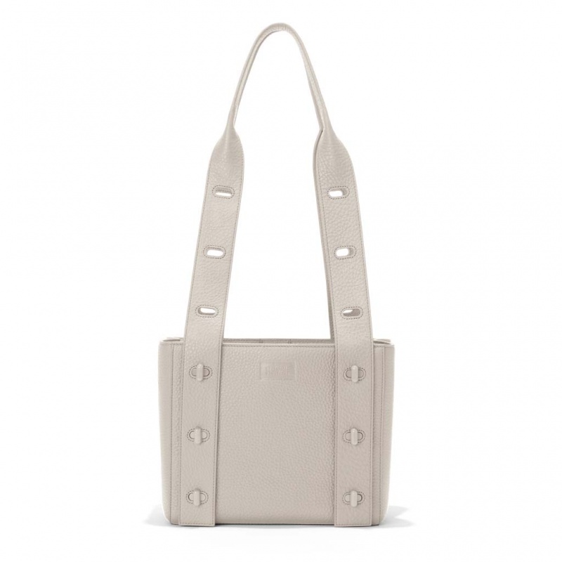 Bolso Tote Dagne Dover Tokyo Turnlock Beige | ELYV91408