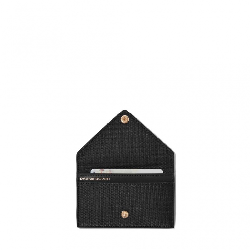 Carteras Dagne Dover Card Case Negras | HMLZ31657